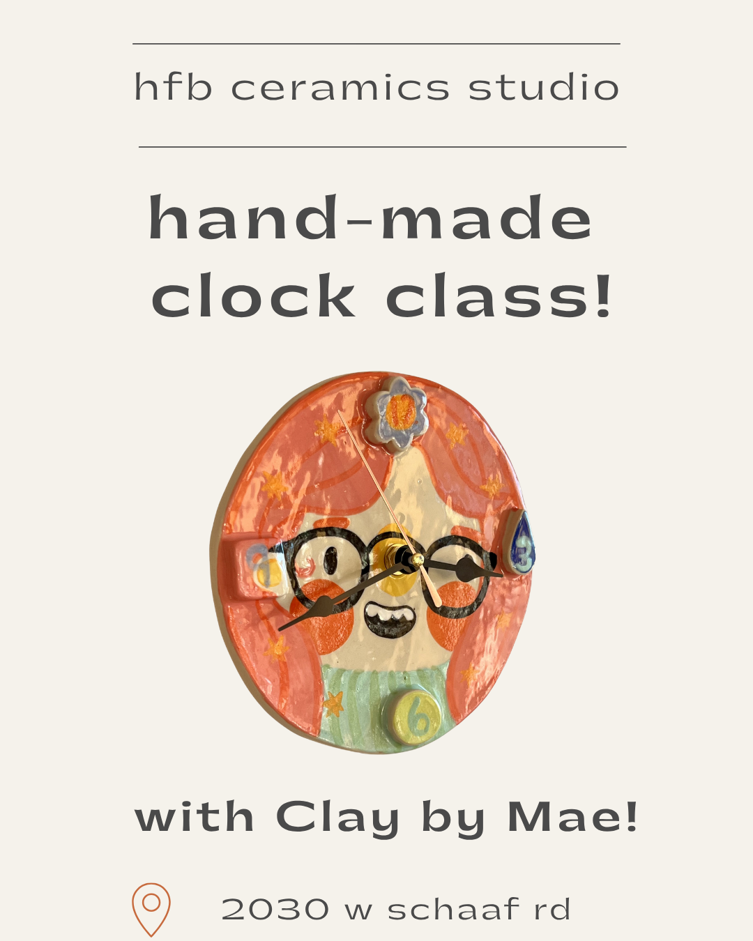 hand-made clock class!