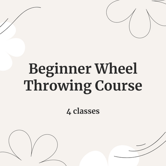 June Beginner 4-Week Wheel Throwing Class!