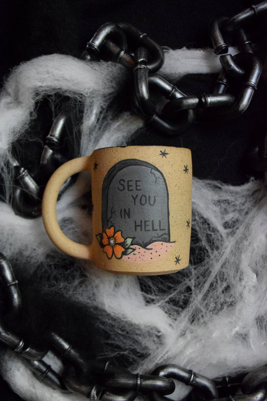 gravestone mug