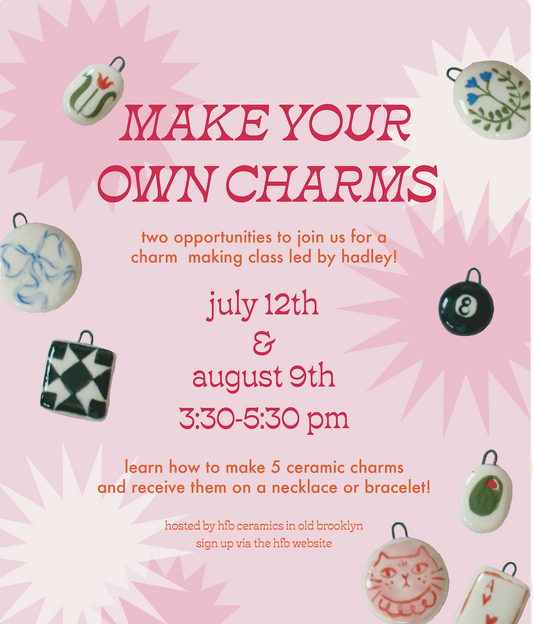 charm workshop with From Hadley!